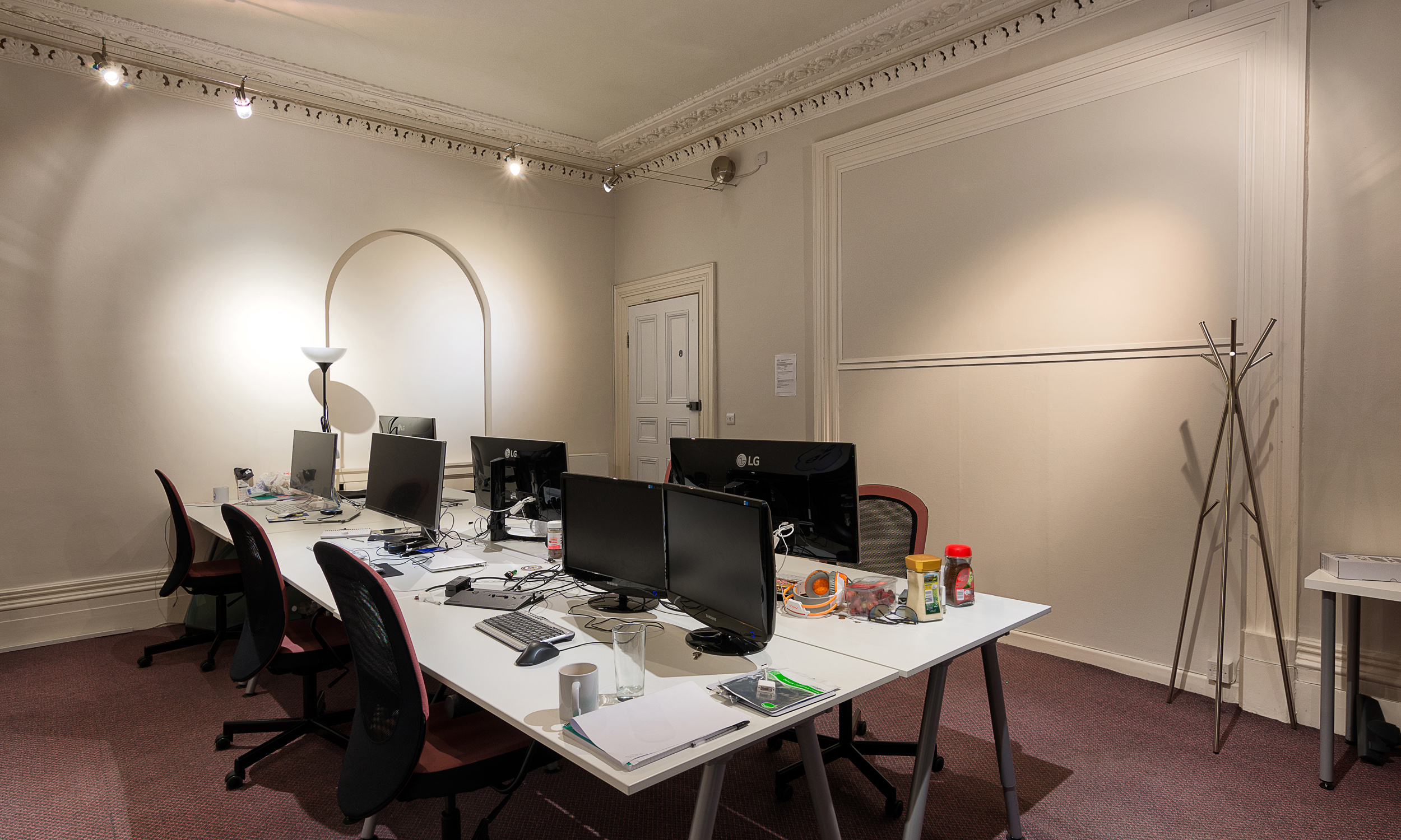 A typical meeting room within one office suite